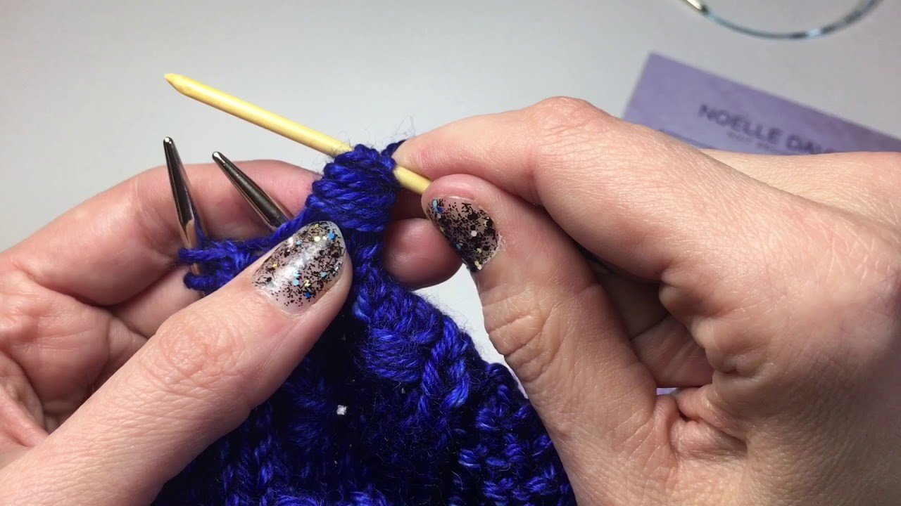 How to Knit: A Cluster Stitch