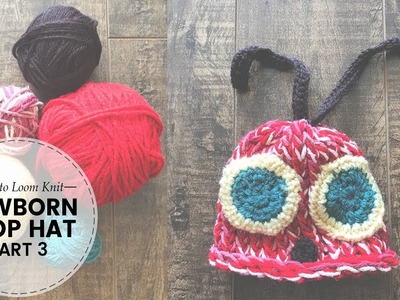 How to Loom Knit for Beginners:"Very Hungry Caterpillar"Baby Cocoon Tutorial 3.5 | Last Minute Laura