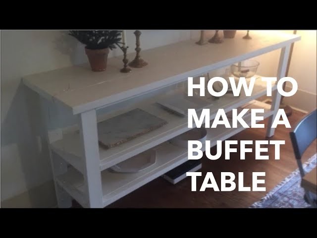 How to Make a Buffet Table