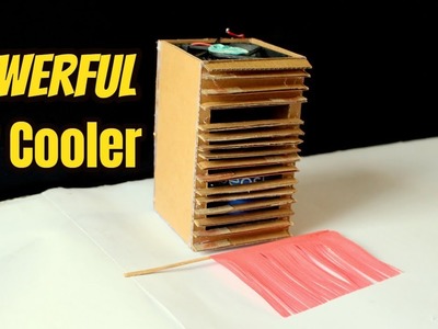 How To Make a Homemade Cooler Box | Cardboard Mini Air Cooler