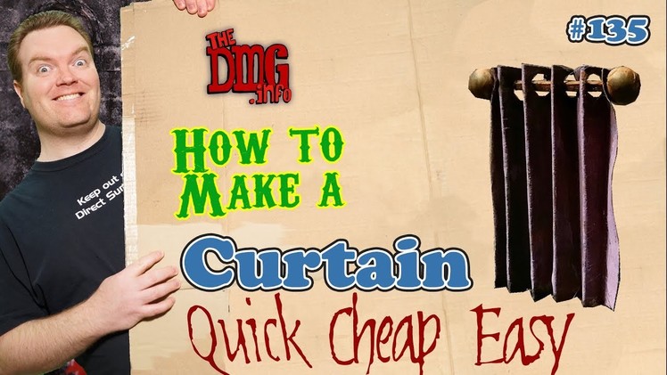 How to make a mini curtain for your dungeon tiles for #dnd DMG#135