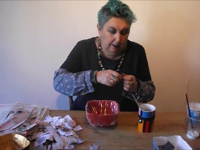 How to Make a Papier Mache Bowl - Part 1