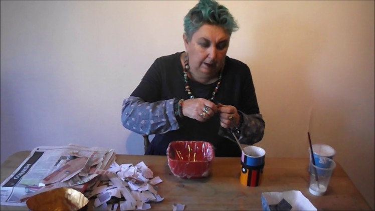 How to Make a Papier Mache Bowl - Part 1