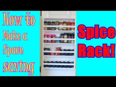 How to make a Space Saving Spice Rack!
