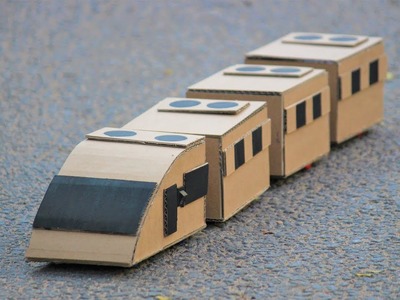 How To Make a Train - Cardboard Electric Train