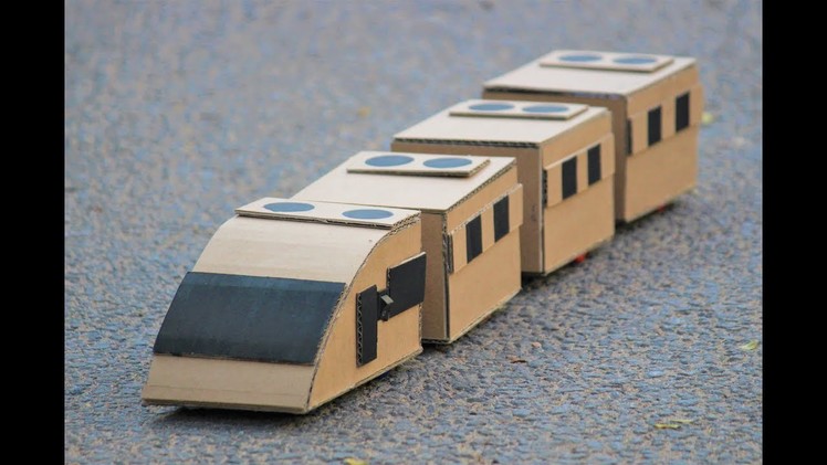 How To Make a Train - Cardboard Electric Train