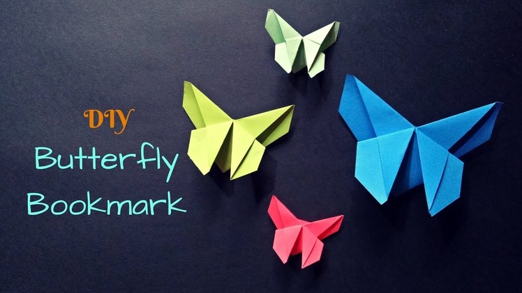 How To Make Butterfly Bookmark | DIY Easy Origami Butterfly | InnoVatioNizer