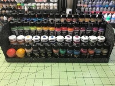 How to make Cheap and Easy Miniature Paint Racks!