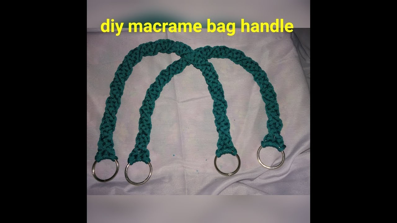 How to make macrame bag handle # design 2