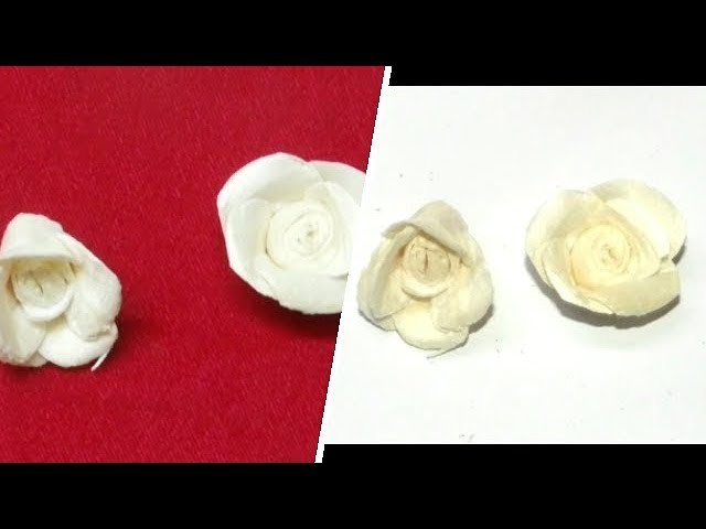 How to Make Mini Sola Wood Rose Flower | Sola Wood Craft | UMA