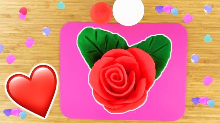 How To Make.  Play Doh Red Roses For Valentine's Day ❤ Valentines Craft Ideas ???? Crafty Kids