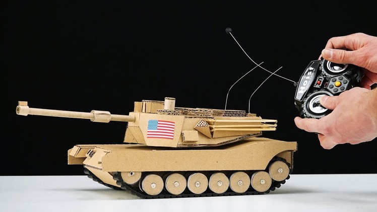How to Make RC Tank from Cardboard