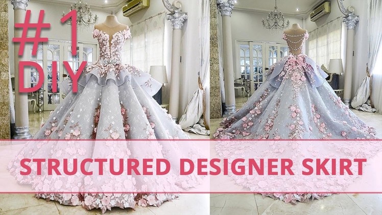How to Make Structured Designer Skirt? Corset Academy Courses