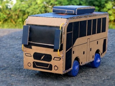 How to make Toy Bus **Amazing Cardboard Luxury Bus**