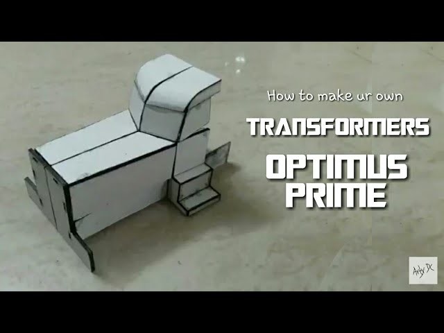 How to make your own TRANSFORMERS OPTIMUS PRIME | Part 1: Front outer cover