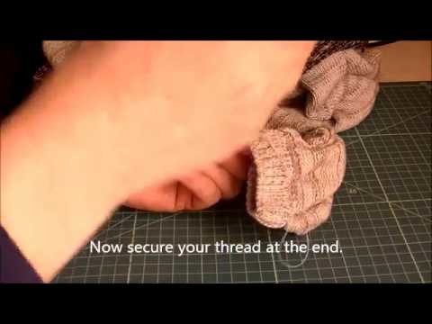 HOW TO SAVE YOUR FAVORITE SWEATER FROM STRECHED CUFFS.