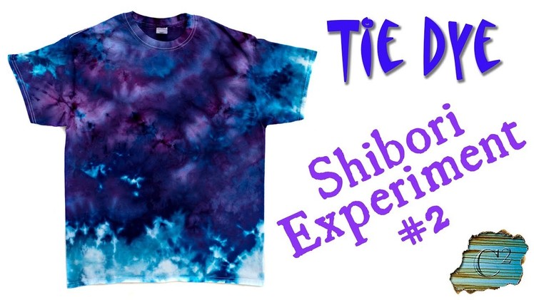 How to Tie Dye:  Shirbori Experiment #2  [Ice Dye]