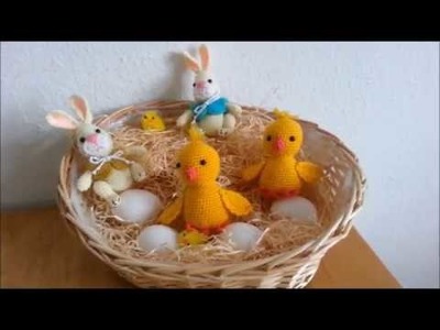 Little chick crochet . amigurumi baby chicken