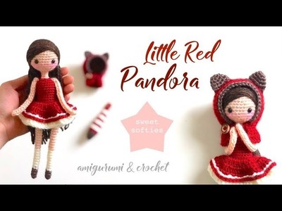 Little Red Pandora || Amigurumi Crochet Red Panda Girl