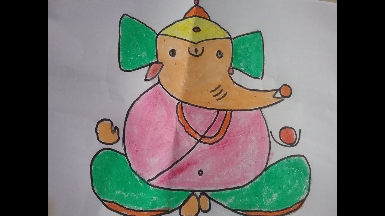 Lord Ganesh Drawing For Kids Simple Ganesha Drawing For Kids Ganapathi Drawing For Kids Hey you amazing people, welcome back to my channel. mycrafts com