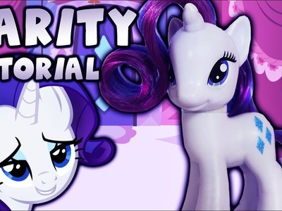 MLP Rarity Toy DIY Mane Style Tutorial How to style My Little Pony Hair! | Alice LPS