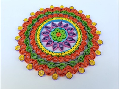 Paper Quilling | How to make beautiful Mandala designs by using Quilling Artwork #art 51 by art life