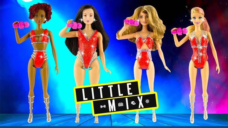 Play Doh Barbie Fashion Star Little Mix Costumes Play doh fashion craft dress up dolls
