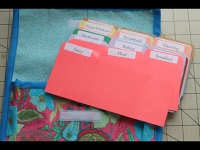 Sew a DIY Coupon Organizer from Fabric