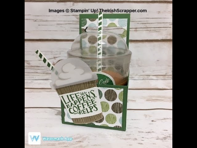 Stampin' Up! Coffee Cafe Candle Holder Episode 200
