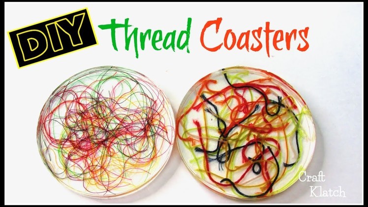 Thread Coaster DIY | Resin Crafts | Another Coaster Friday | Craft Klatch
