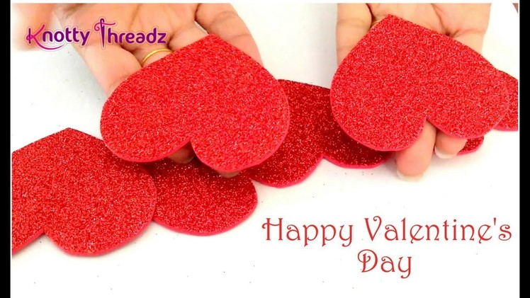 Wall Decor Idea | Valentine's Day Special DIY |  Spread Love  | Gift | www.knottythreadz.com