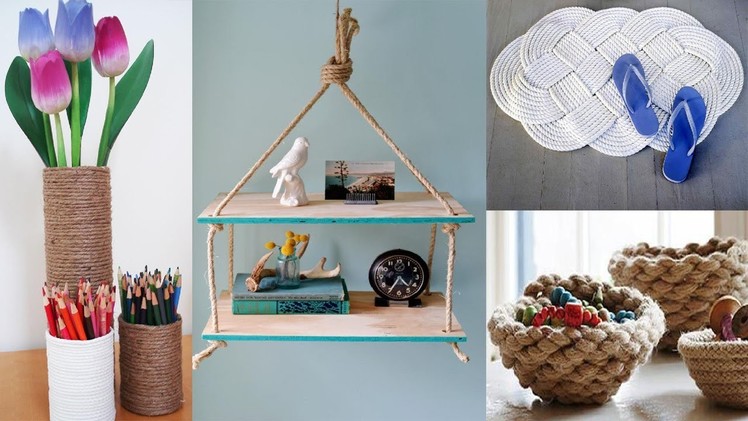 50 Rope Decor Ideas | Diy Craft Projects For The Home with Rope