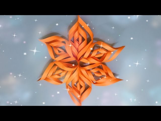 ABC TV | How To Make 3D Snowflake From Paper - Origami Craft Tutorial