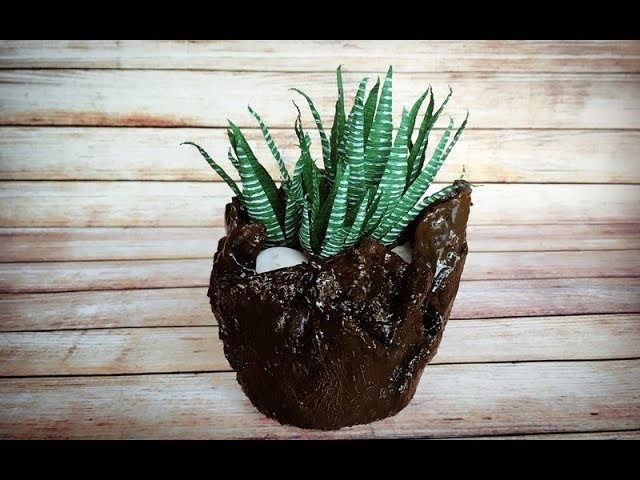 ABC TV | How To Make Cement Pot - Easy Craft Tutorial