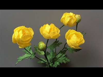 ABC TV | How To Make Globe Paper Flower From Crepe Paper - Craft Tutorial