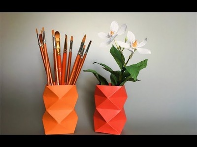 ABC TV | How To Make Vase From Paper - Origami Craft Tutorial
