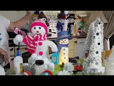 Beautiful Christmas Craft Snowman