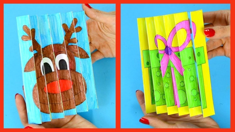 Christmas Agamograph Template Craft for Kids