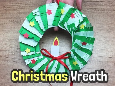 Christmas Wreath craft idea | Easy DIY with just paper