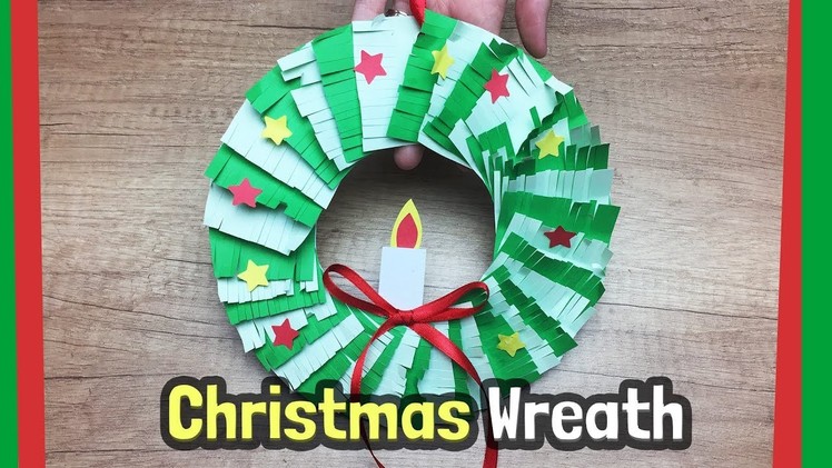 Christmas Wreath craft idea | Easy DIY with just paper