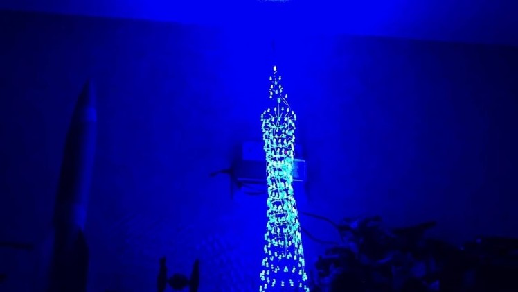 Colorful LED Tower Display Rhythm Lamp Light with Remote Control Electronic DIY Kits