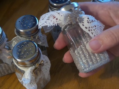Craft Fair Idea: Rustic Vintage DIY for Dollar Tree Salt & Pepper shakers