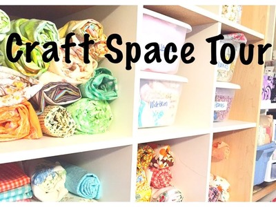 Craft Room Tour: Organizing Journal Supplies: Studio Tour
