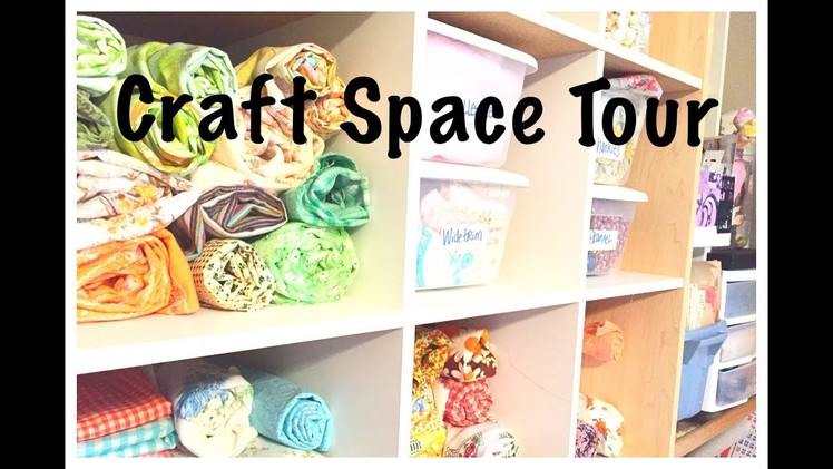 Craft Room Tour: Organizing Journal Supplies: Studio Tour