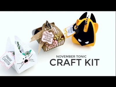 Custom Treat Boxes + Introducing Tonic Studios  Craft Kit #3