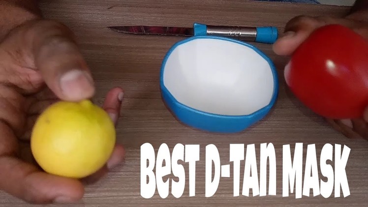 DIY Best D-Tan with Lemon & Tomato | Face Pack for Men & Women | BILAL IBRAHIM