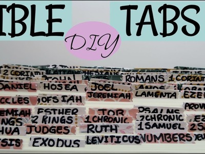 DIY Bible Tabs