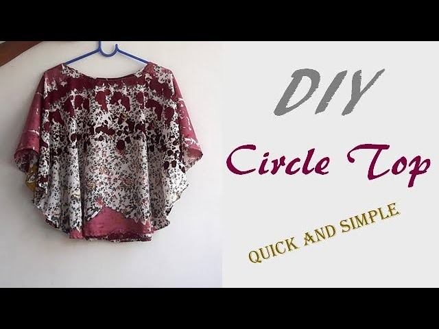 DIY Circle Top Cutting And Stitching Full Tutorial