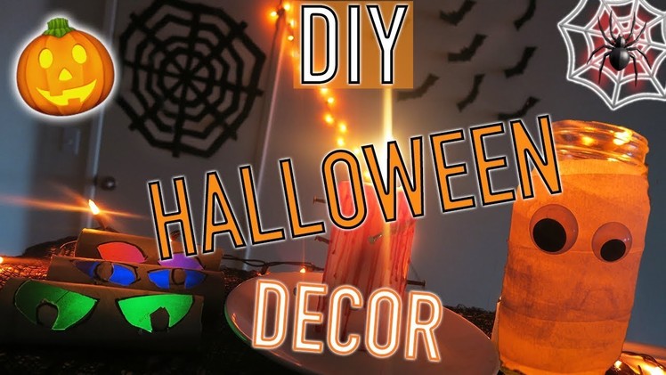 DIY Halloween Decorations! 5 Easy + Affordable Last Minute Ideas | PINTEREST INSPIRED | Kevin Rupard