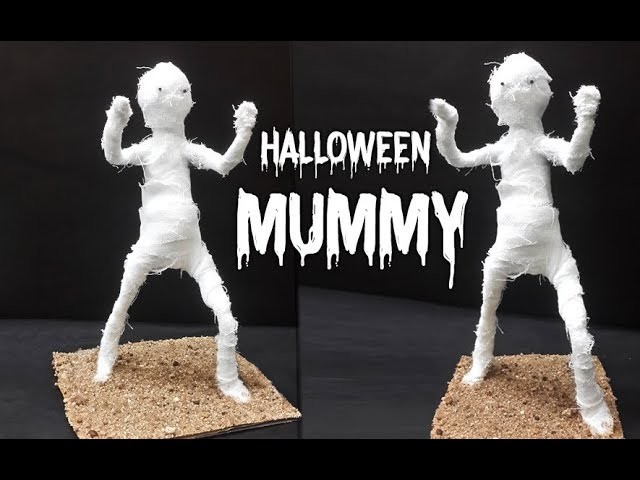 DIY Halloween Mummy Prop | Spooky Halloween Craft | How to Make Easy Halloween Craft